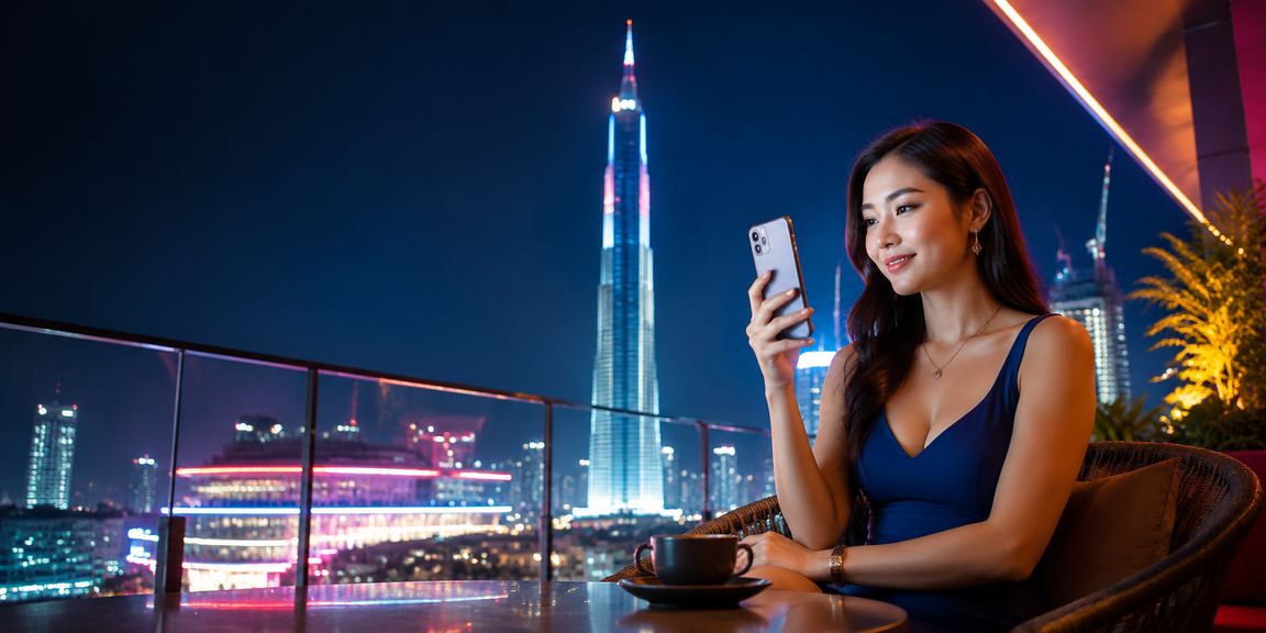 Pengguna menyemak odds perlawanan sukan melalui telefon bimbit di Kuala Lumpur