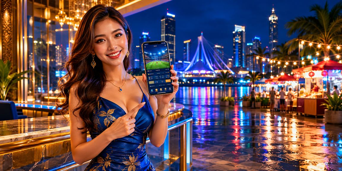 Pengguna Malaysia menggunakan aplikasi kasino m500 di telefon pintar dengan antara muka Bahasa Melayu